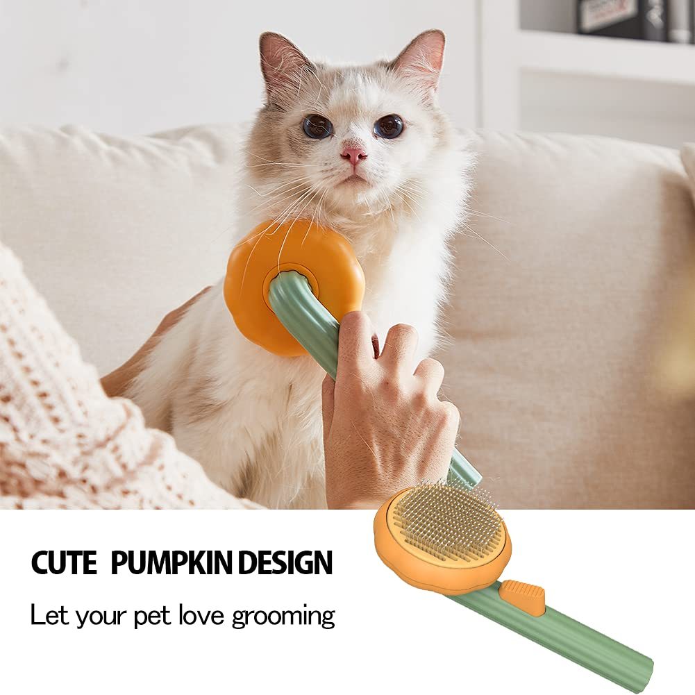 Pumpkin Type Cat And Dog Needle Comb