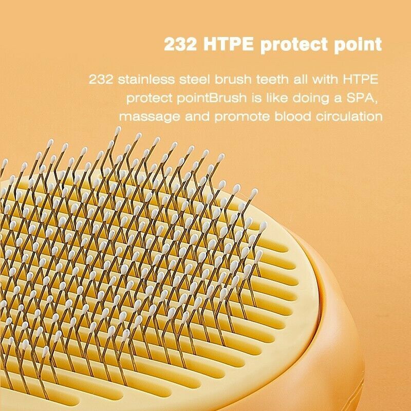 Pumpkin Type Cat And Dog Needle Comb