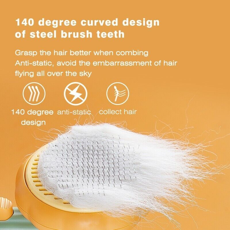 Pumpkin Type Cat And Dog Needle Comb