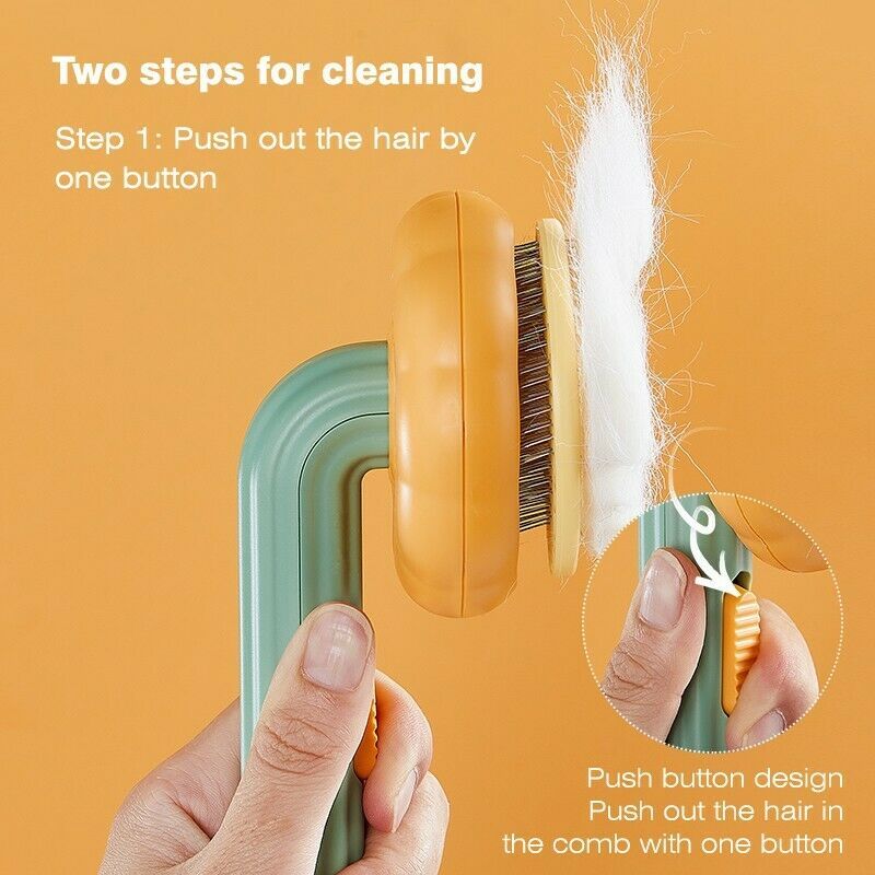 Pumpkin Type Cat And Dog Needle Comb