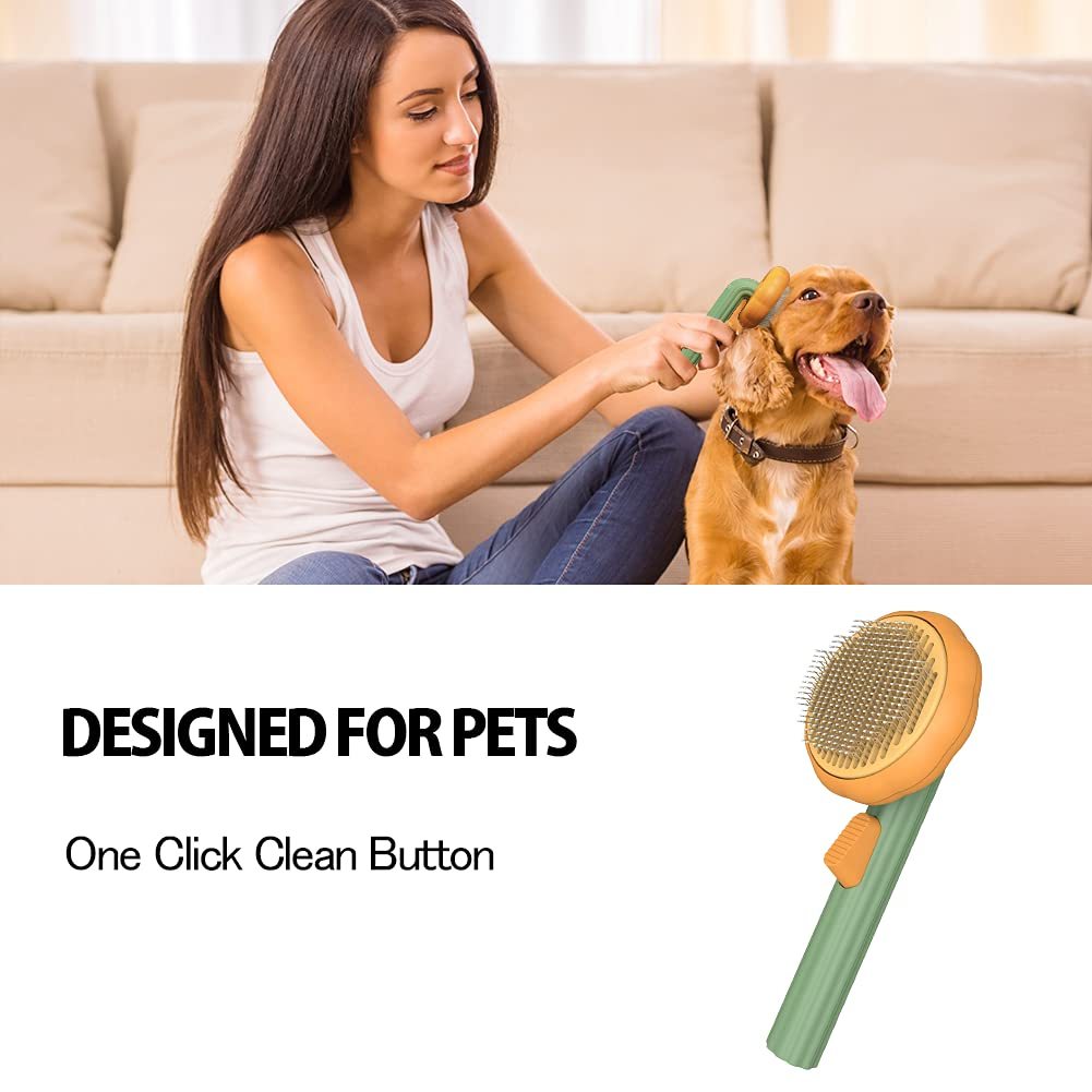 Pumpkin Type Cat And Dog Needle Comb